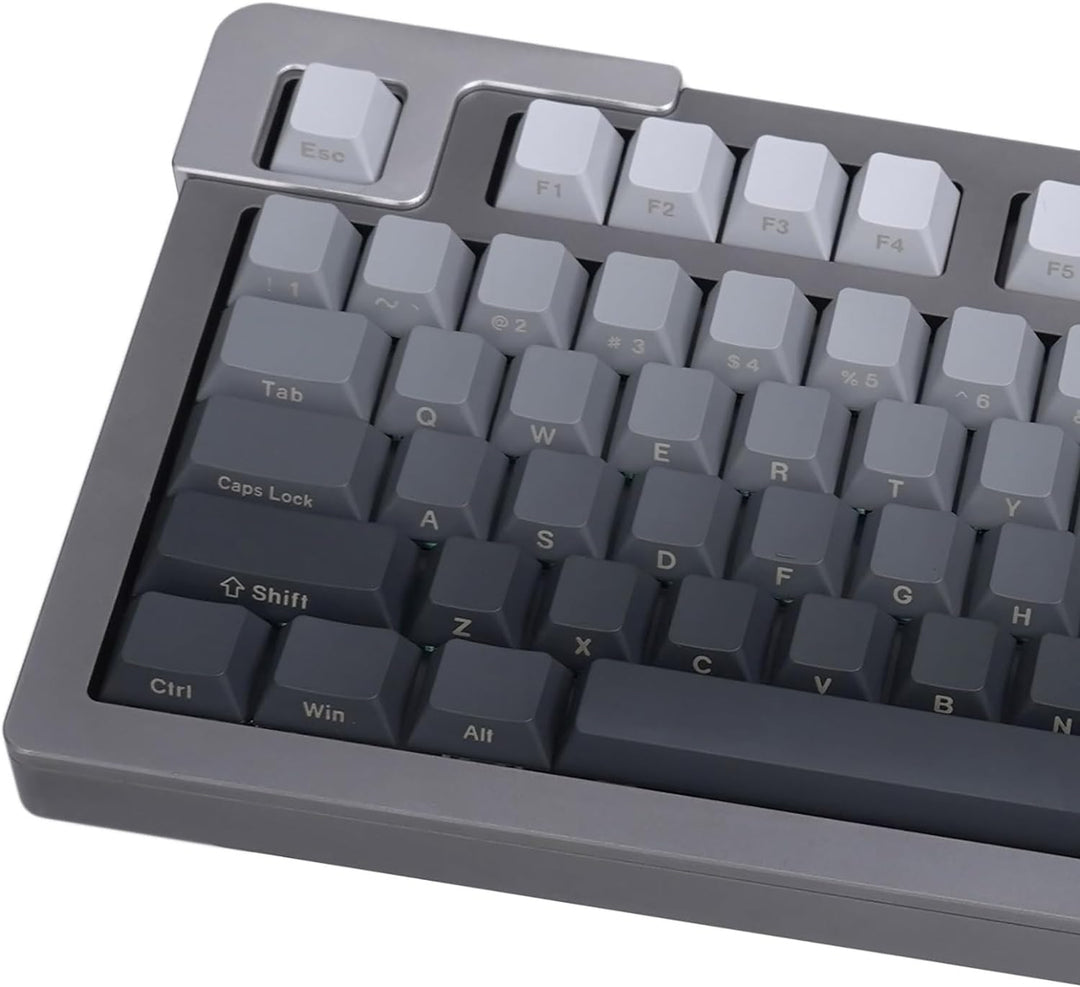 125 Tasten Gradient Grau Keycaps PBT Dye Sub Cherry Profil Tastenkappen Set Fit für Cherry Mx Schalt