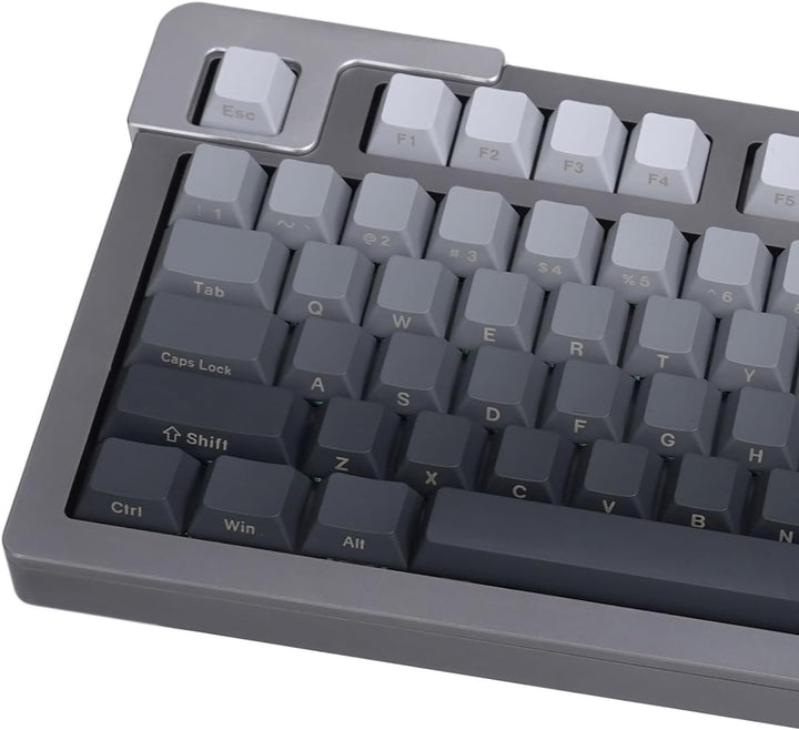 125 Tasten Gradient Grau Keycaps PBT Dye Sub Cherry Profil Tastenkappen Set Fit für Cherry Mx Schalt