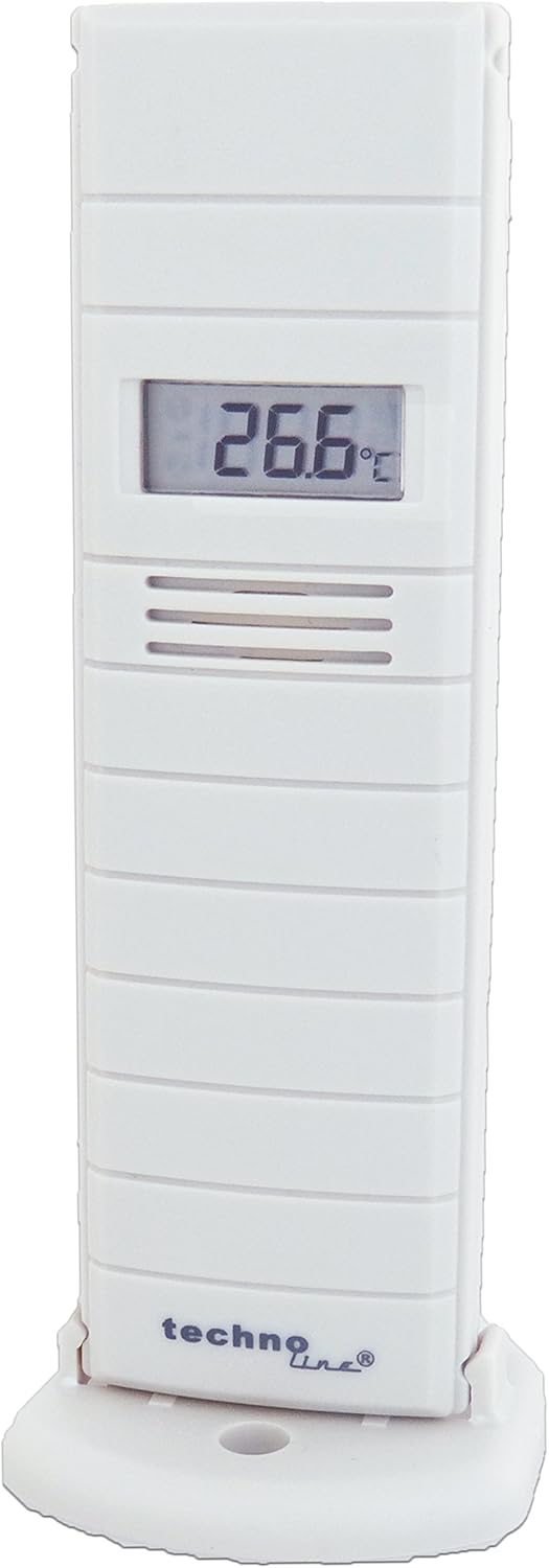 Technoline TX29DTH-IT Aussensensor 38 x 21 x 129 mm, weiss mit TXCover Schutzhülle für Aussensensore