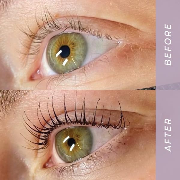 MIYA LASH | Schwarze wasserfeste Farbe für Augenbrauen und Wimpern | 2-in-1 Wimpern- und Augenbrauen
