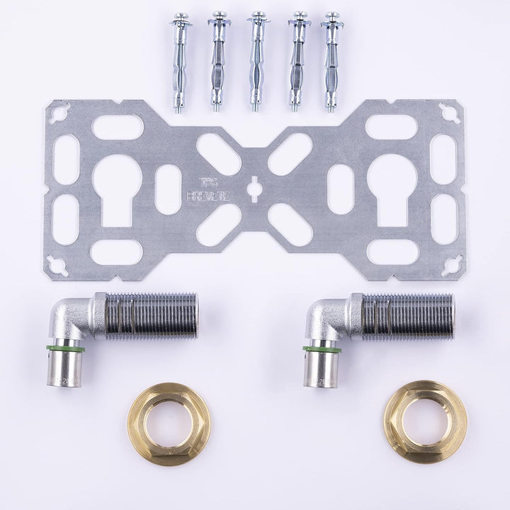 FIXSYSTEM Doppelwandausgang PER zum Crimpen Ø16 für Dusche/Badewanne PER à sertir - Ø16, PER à serti