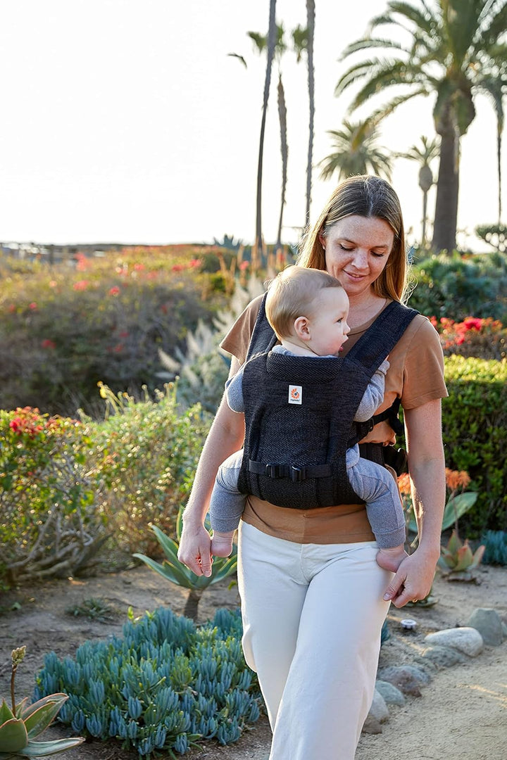 Ergobaby Aerloom Babytrage für Neugeborene bis zum Kleinkind, 3-Positionen Ergonomische Babybauchtra