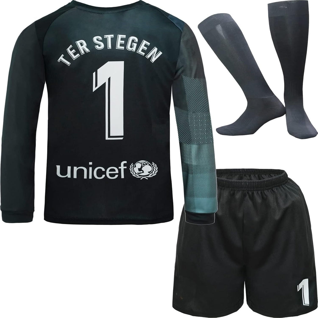 TER Stegen Kinder Torwart Trikot Fussball 