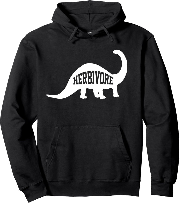 Lustiger vegetarischer Brontosaurus Dinosaurier Herbivore Pullover Hoodie