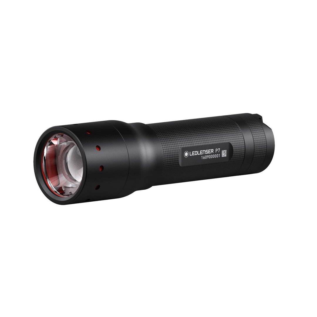 Ledlenser, P7 Taschenlampe mit Advanced Focus System Schwarz, Schwarz