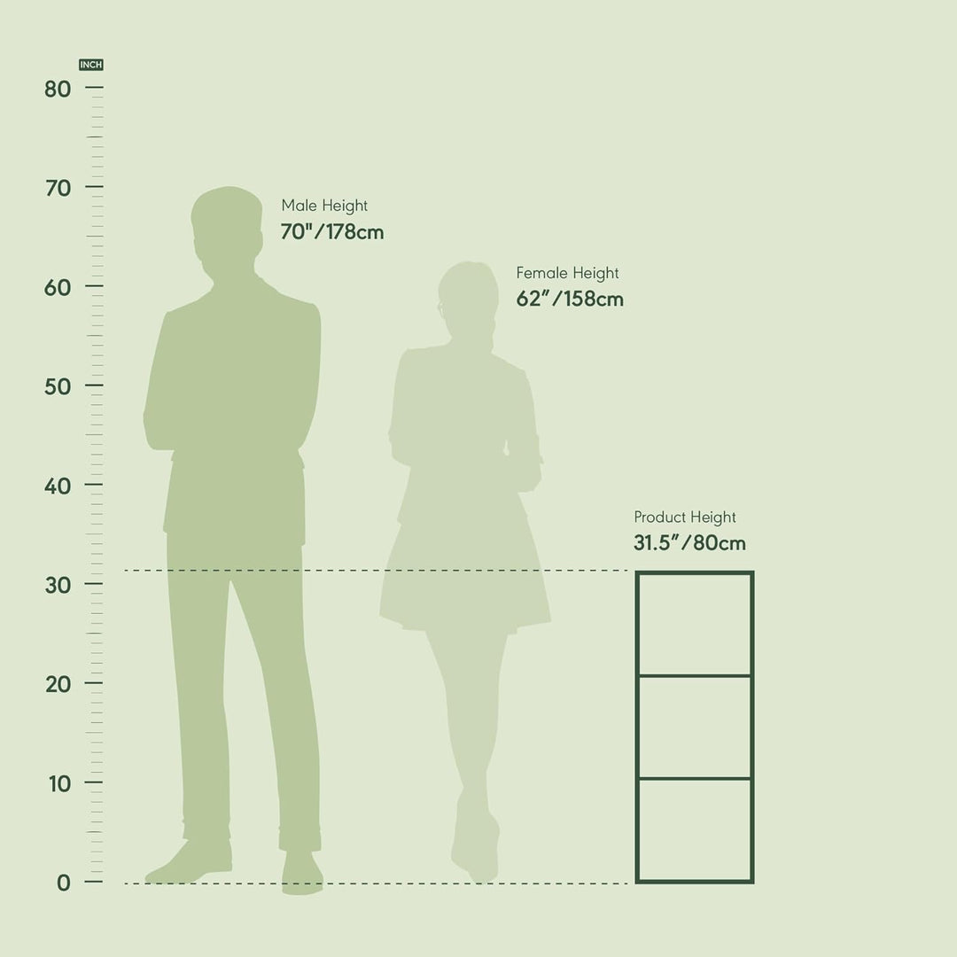 Furinno offenes Bücherregal mit 3 Fächern, holz, Weiss/Rosa, 30.5 x 23.6 x 80 cm 3 Fächer Weiss/Pink