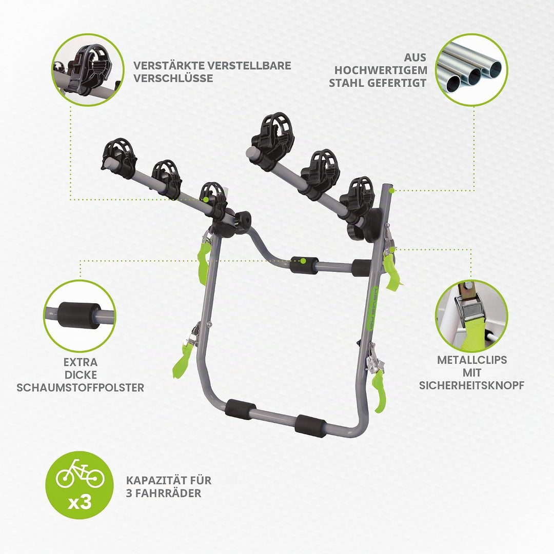 GO BIKER Gobiker Fahrradträger Heckklappe Easy V3 MAX
