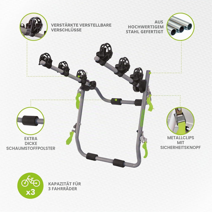 GO BIKER Gobiker Fahrradträger Heckklappe Easy V3 MAX