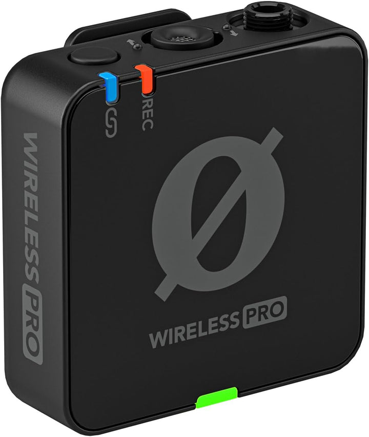Rode Wireless Pro Digitales 2-Kanal Drahtlos-Mikrofonset + keepdrum ADP07 TRRS-TRS-Adapter