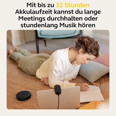 Jabra Speak2 75 schnurlose Freisprechlösung mit USB-C Bluetooth-Adapter, 4 Mikrofone mit Geräuschunt