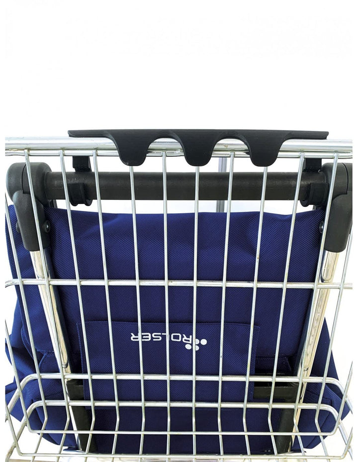 Klappbarer Einkaufstrolley Rolser I-Max Tweed 4 Räder - Grau 4 Räder Zusammenklappbar Grau, 4 Räder