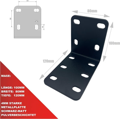 Ohne Bohren!!! Balkonfächerhalter Adapter für Balkongeländer Balkonfächer bis 140cmx140cm Befestigun