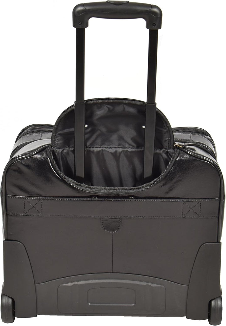 A1 FASHION GOODS , Herren Damen Unisex Pilotenkoffer Schwarz schwarz
