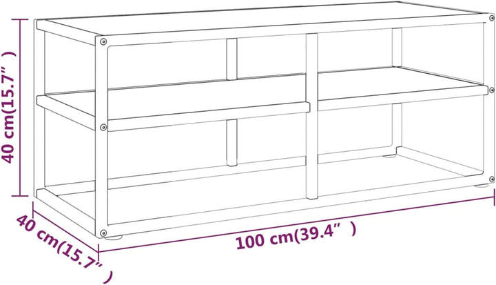 Tidyard TV Schrank Lowboard TV Möbel Tisch Board Sideboard Fernsehtisch Fernsehschrank HiFi-Schrank