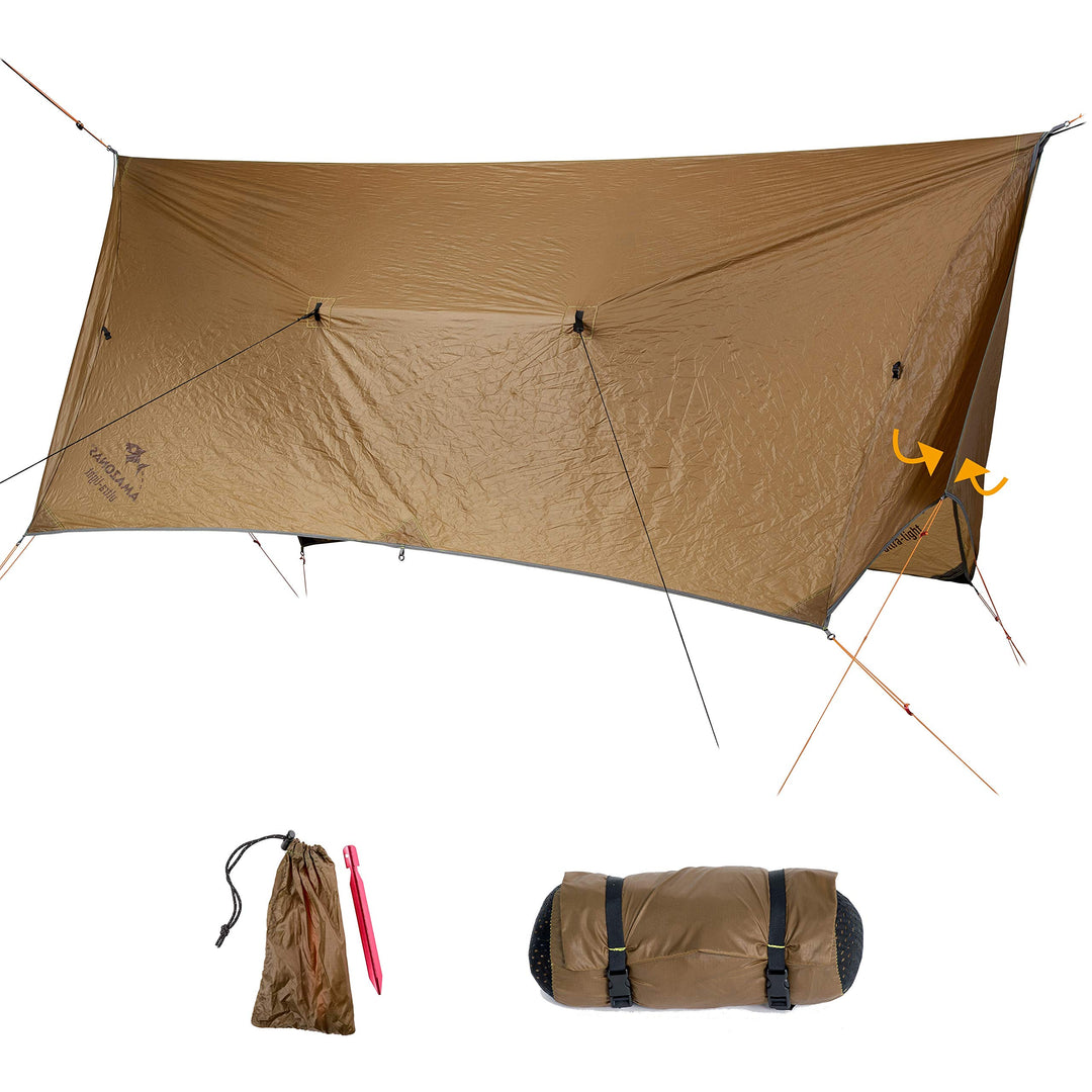 as Unisex – Erwachsene Adventure Wing Tarp, Mehrfarbig, One Size Single