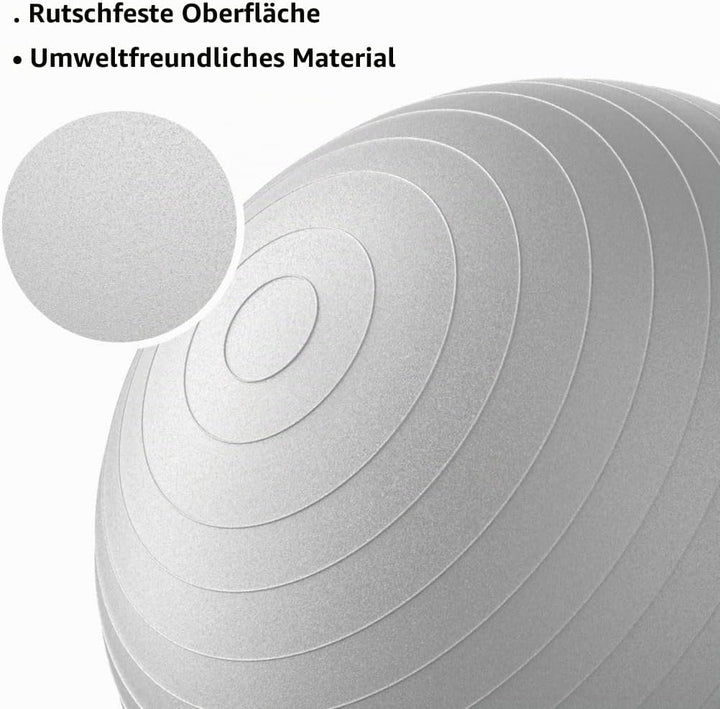 PROIRON Gymnastikball Pezziball Sitzball Trainingsball Fitnessball & Balance für Core-Training mit P