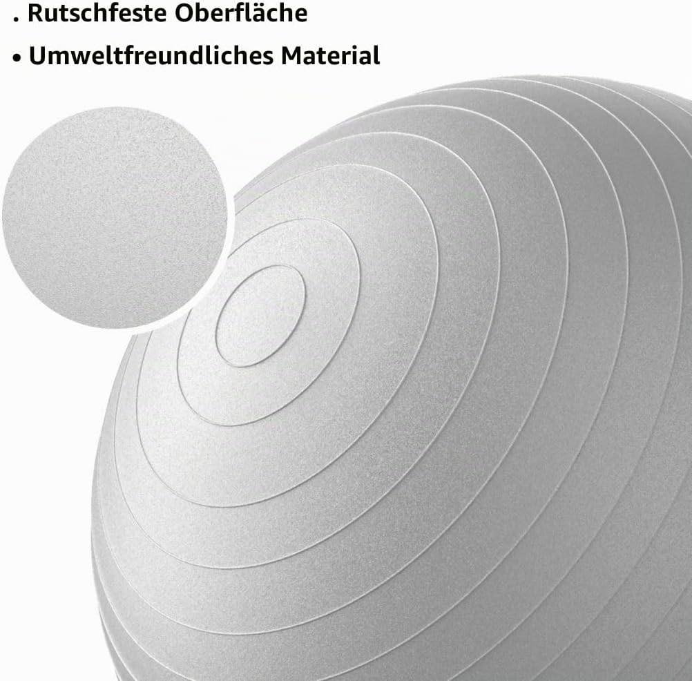 PROIRON Gymnastikball Pezziball Sitzball Trainingsball Fitnessball & Balance für Core-Training mit P
