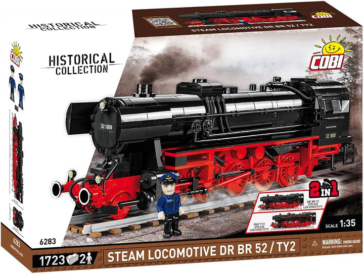 Klocki Lokomotywa parowa DR BR 52/TY2