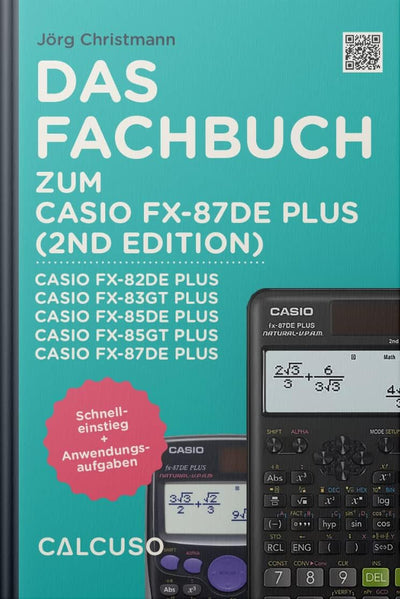 CALCUSO Standardpaket: Casio FX-87DE Plus 2 technisch-wissenschaftlicher Taschenrechner + WYNGS Schu
