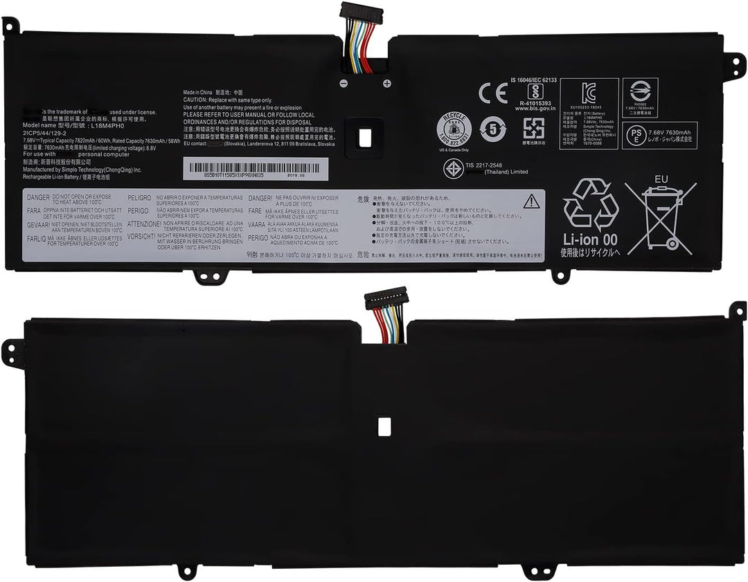 SwarKing Ersatz Akku Kompatibel mit Lenovo Ideapad Yoga C940-14IIL Series Notebook 5B10T11585 5B10T1