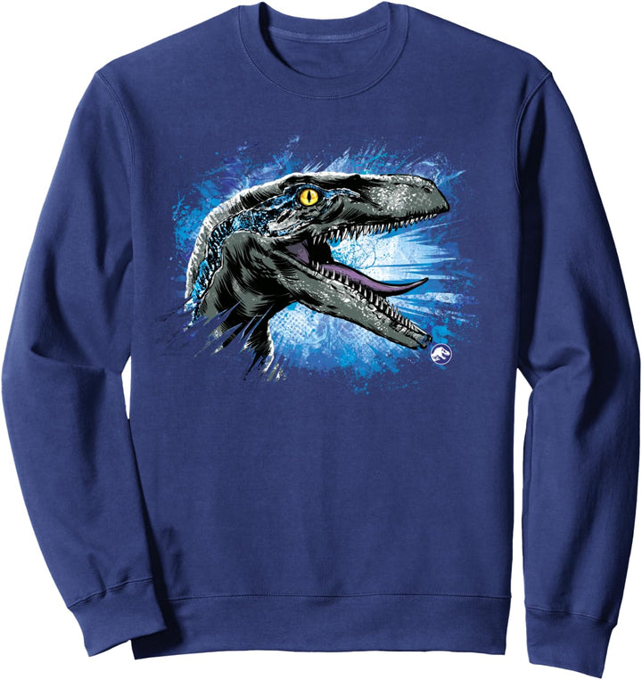 Jurassic World 2 Blue Profile Splat Sweatshirt