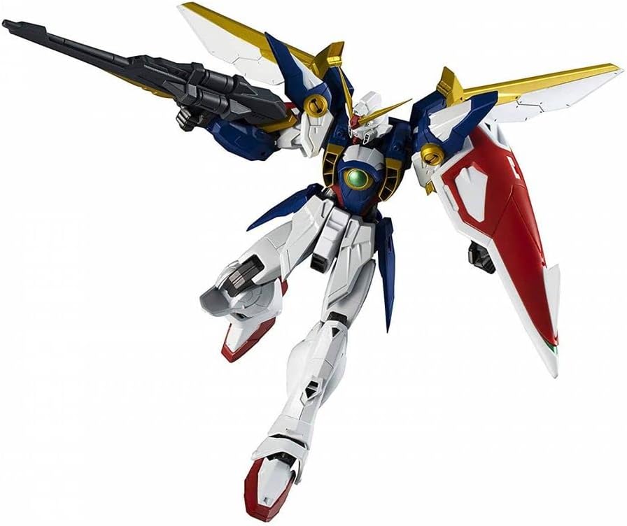 TAMASHII NATIONS -XXXG-01W Wing 40th Anniversary Figur 15,5 cm Mobile Suit Gundam Universe, Farbe (B