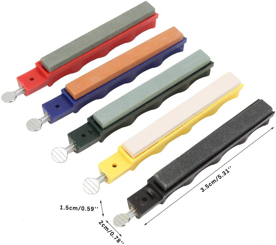 Messerschärfer, Schleifer Schärfstein Set Professionelle Küche Fix-Angle Messerschärfer System Kit f