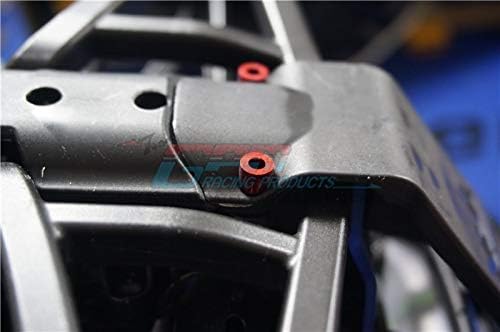GPM for Traxxas E-Revo 2.0 VXL Brushless (86086-4) Stainless Steel Skid Plates for Front, Center, Re