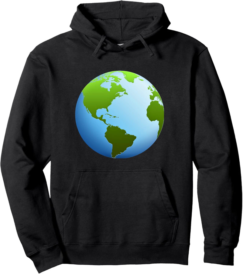 Planet Earth Globus Pullover Hoodie