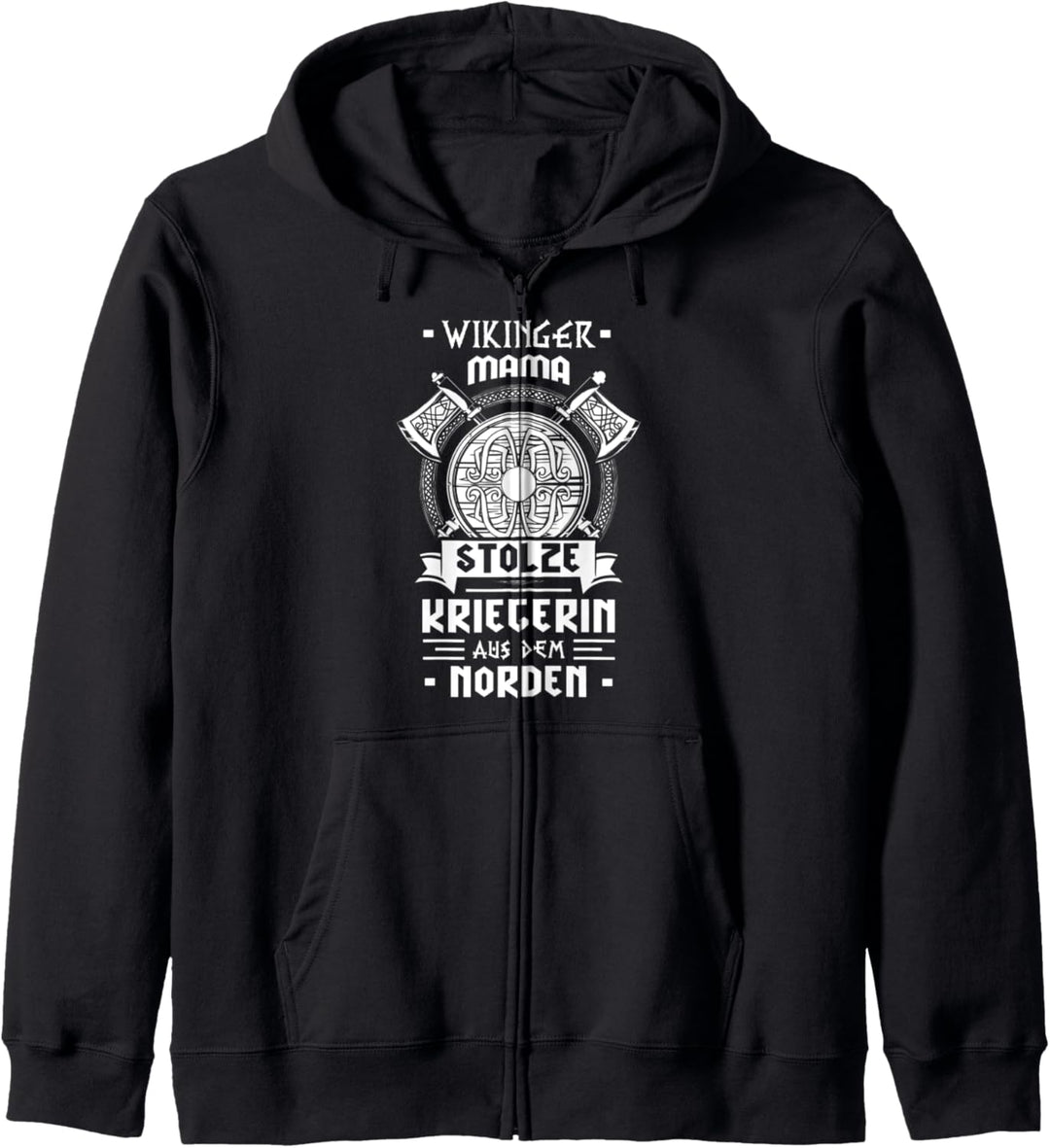 Wikinger Mama Kriegerin Thor Kapuzenjacke