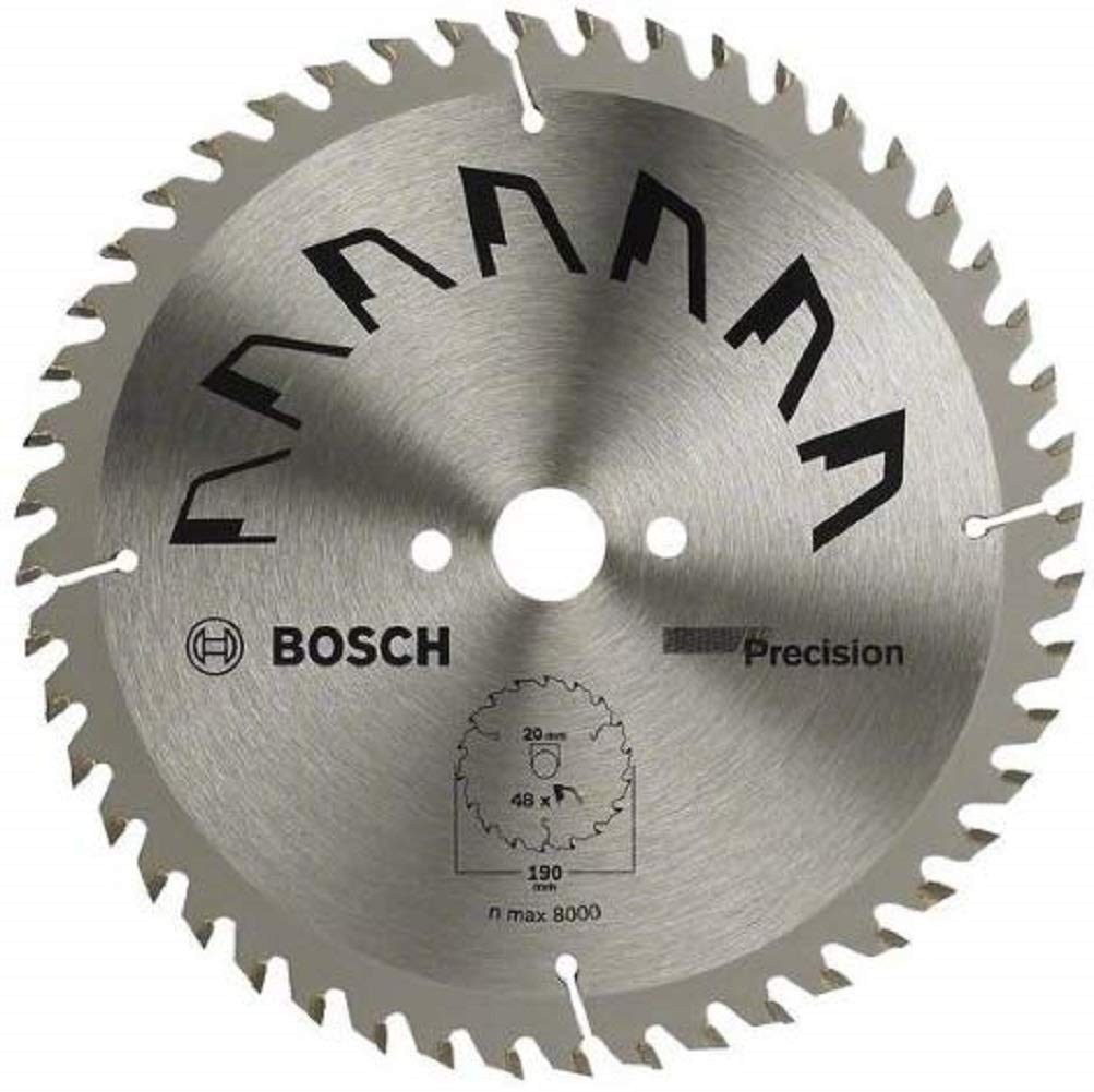 Bosch 1x Kreissägeblatt Precison (Sägeblatt für Holz, Ø 216 x 2.5/1.5 x 30 mm, 60 Zähne, ATB, Zubehö