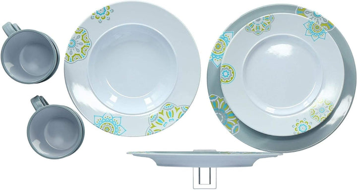 BRUNNER Sandhya Geschirrset 16-teilig Single, Single