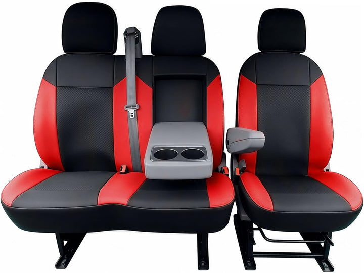 Sitzbezüge FIAT Ducato Van Sitzbezüge Vordersitzbezug Rot, Rot