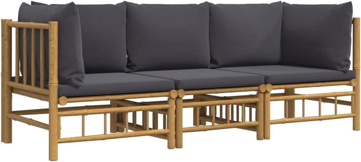 Tidyard 3-TLG. Garten Lounge Sofa, Balkonlounge, Terrassensofa, Garten Sitzgruppe, Outdoor Sofa, Gar