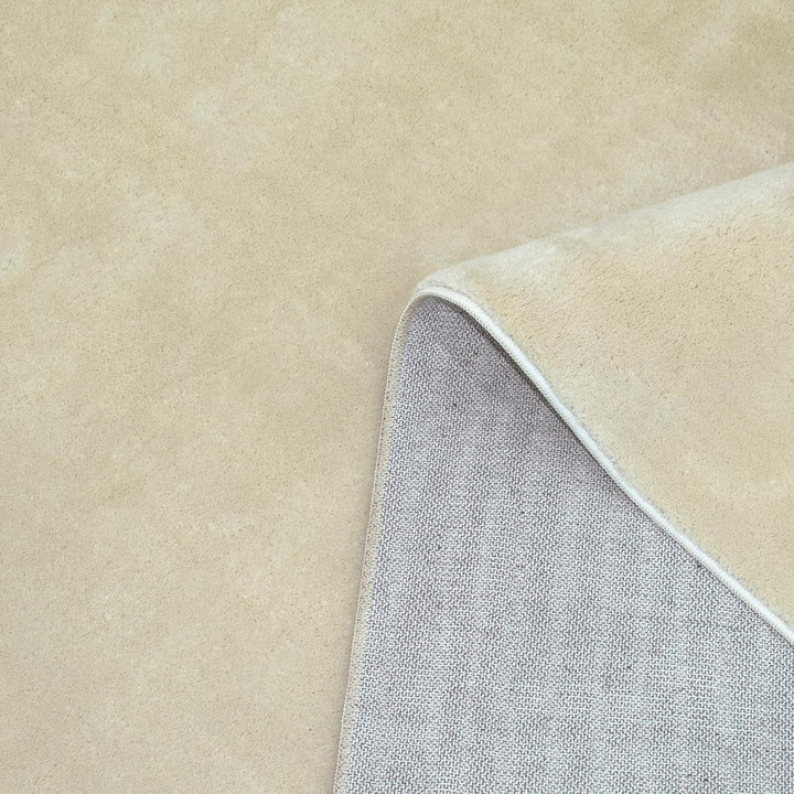 TESSO LIVING Relax Flauschiger Teppich - Superweich - Modern Einfarbig - rutschfest - Waschbar bis 3