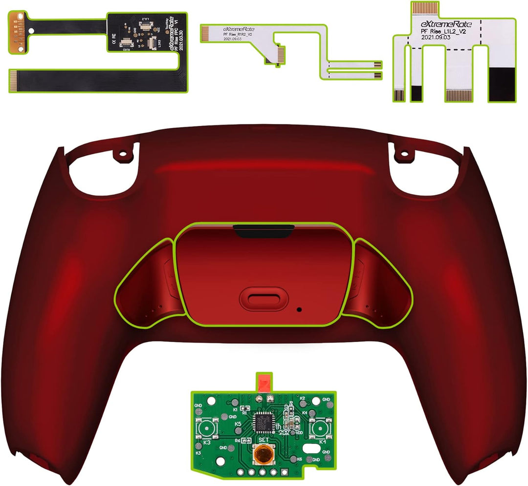 eXtremeRate Programmierbar RISE2.0 Remap Kit für ps5 Controller BDM-010&BDM-020, Remap Board & Rücks