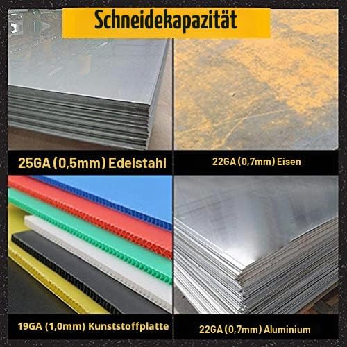 Tragbarer Metallplattenschneider, Langlebige Manuelle Metallschneidemaschine Zum Schneiden von Edels