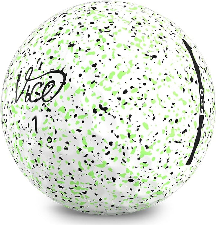 Vice Golf Pro 2020 | 12 Golf Bälle | Eigenschaften: 3-Piece Cast Urethan, maximale Kontrolle, hoher