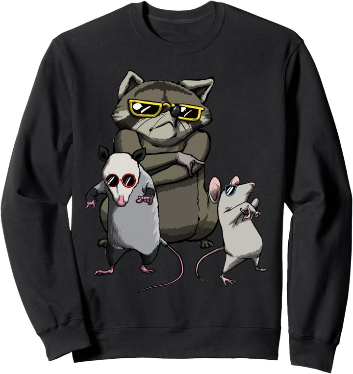 Team Müll Opossum-Waschbär-Ratte, Müllbande der lustigen Sweatshirt