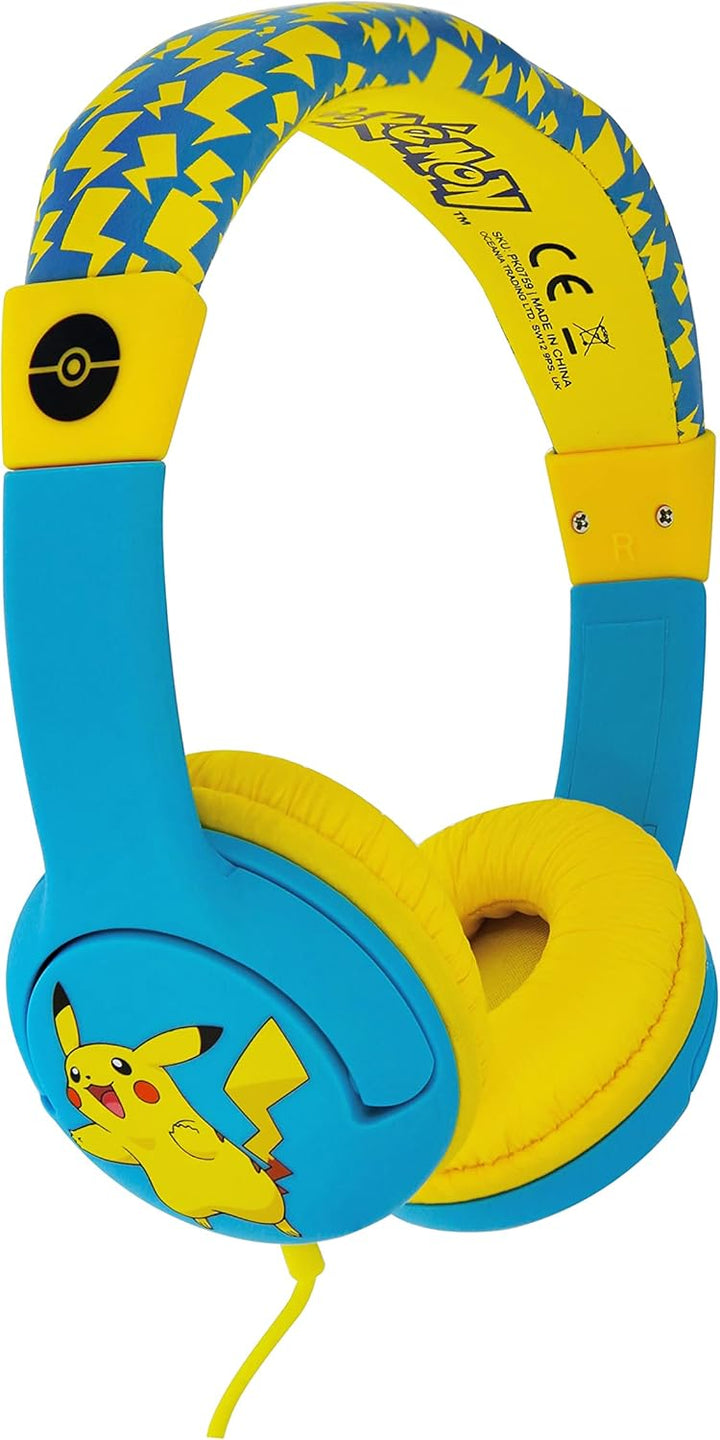OTL Technologies JUNIOR Kinder Kopfhörer Pokemon Pokeball (gepolsterte Bügel, Lautstärkenbegrenzung