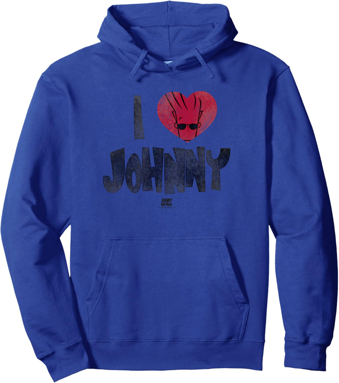 Johnny Bravo I Heart Johnny Pullover Hoodie