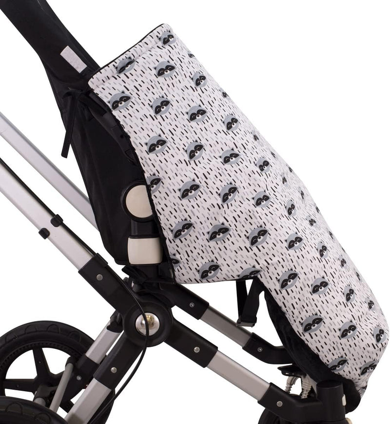 JYOKO KIDS Universal Baby Fusssack Kinderwagen, Extra Weicher Fleece für den Winter (RACCOON, Fleece