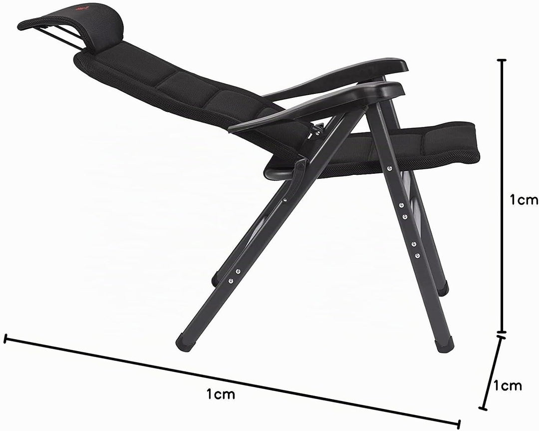 Crespo Chair, Aluminium, Schwarz, Einheitsgrösse, Schwarz