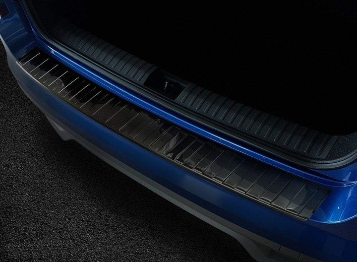Ladekantenschutz aus Edelstahl in anthrazit mit 3D Abkantung passend für Skoda Kamiq ab 2019-2023 AZ