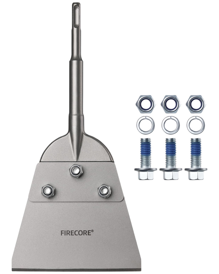 Firecore Spachtelmeissel SDS Plus Meissel 270mm×130mm, SDS Bodenschaber, Spachtelmeissel Farbschaber