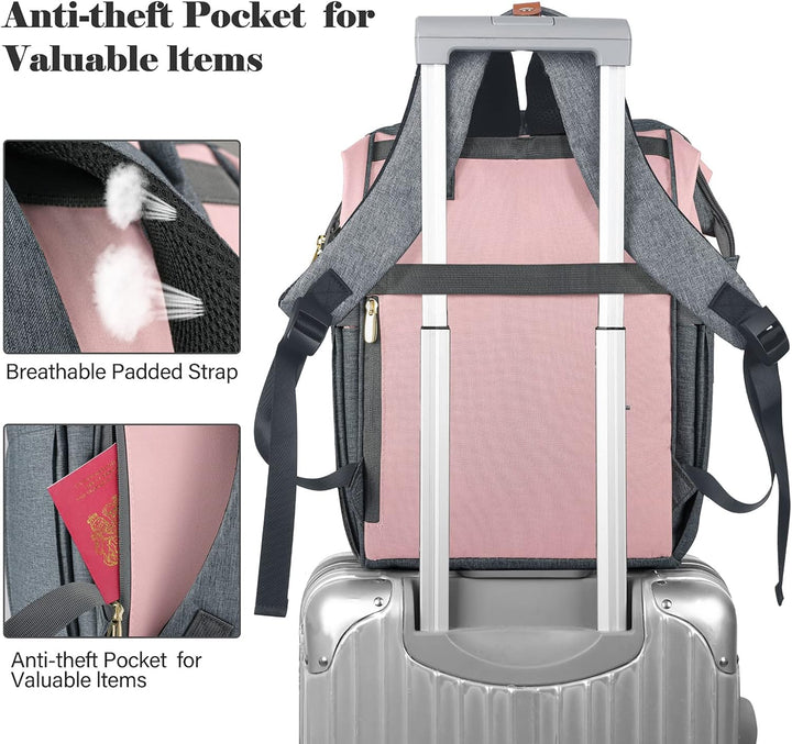 Rucksack Damen für Schule Laptop Rucksack 15,6 Zoll Schulrucksack Mädchen Teenager Daypack Wasserdic