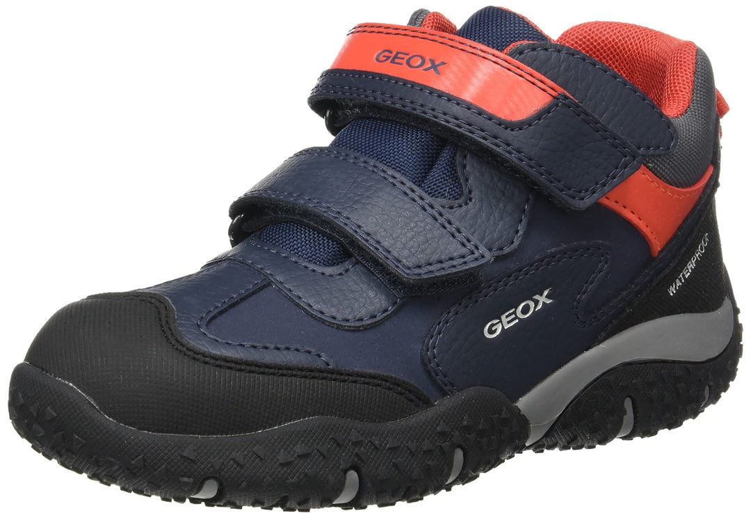 Geox Jungen Jr Baltic Boy B ABX Schuhe 24 EU Navy Orange, 24 EU Navy Orange