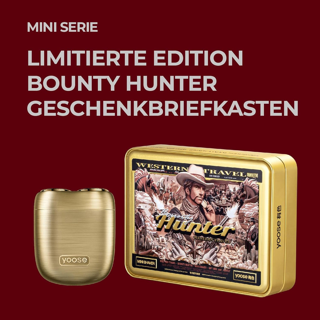 yoose Rasierer Herren Elektrisch, Tragbarer Rasierer Herren (Nass/Trocken), IPX7 wasserdicht mit USB