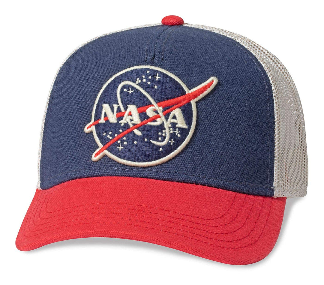 American Needle Valin NASA Cap SMU500B-NASA, Mens Cap with a Visor, Navy, One Size EU