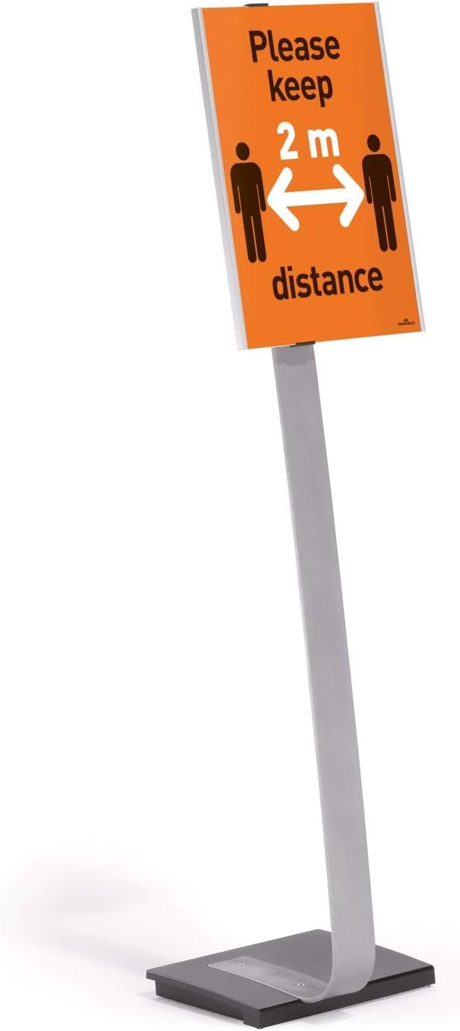Durable Präsentationsständer Info Sign Stand A3, für Hoch- und Querformat, 481323, A3
